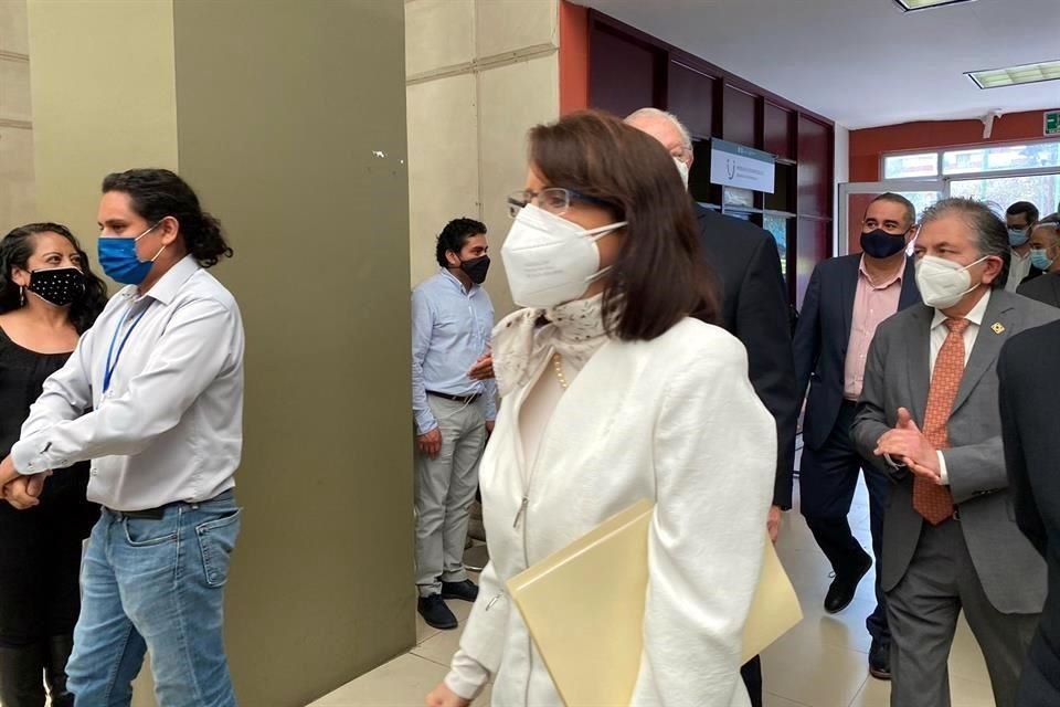 María Elena Álvarez-Buylla, directora del Conacyt, participó este jueves a la inauguración del Centro de Desarrollo e Innovación Tecnológica Vallejo-I.