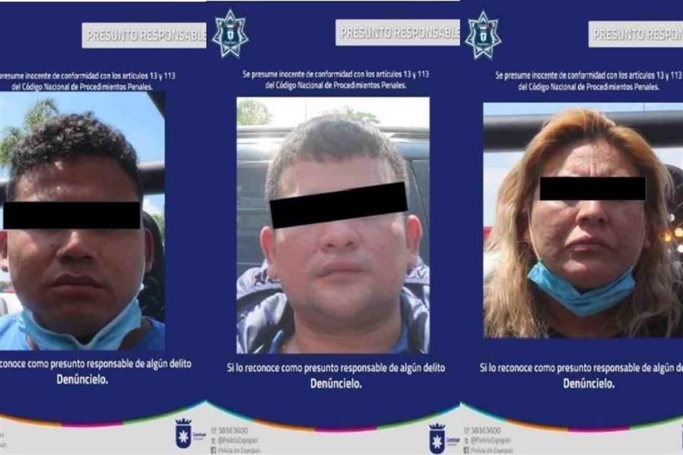 Empleados del banco revisaron los videos y señalaron que los sospechosos intervenían en las transacciones de los cuentahabientes.
