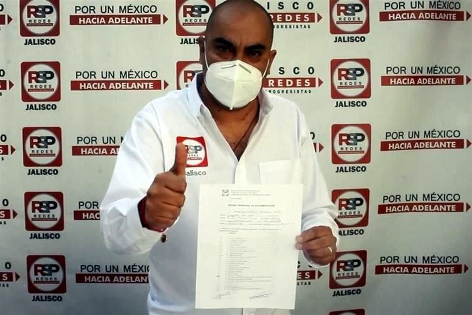 El aspirante de RSP por Zapopan, Polo Leal, acusó que el IEPC habría cometido un 'error' al dejarlo sin candidatura.
