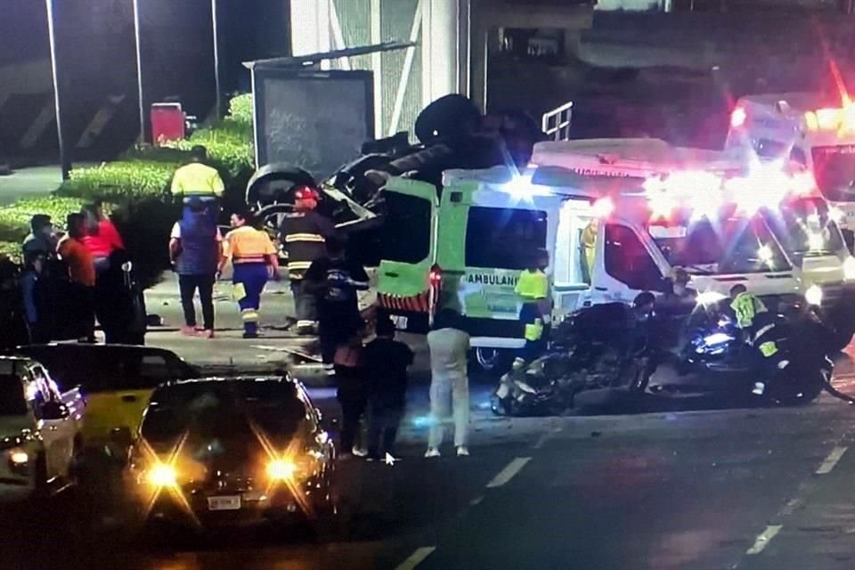 La madrugada del 17 de octubre, el accidente en Avenida López Mateos causó la muerte de tres jóvenes.