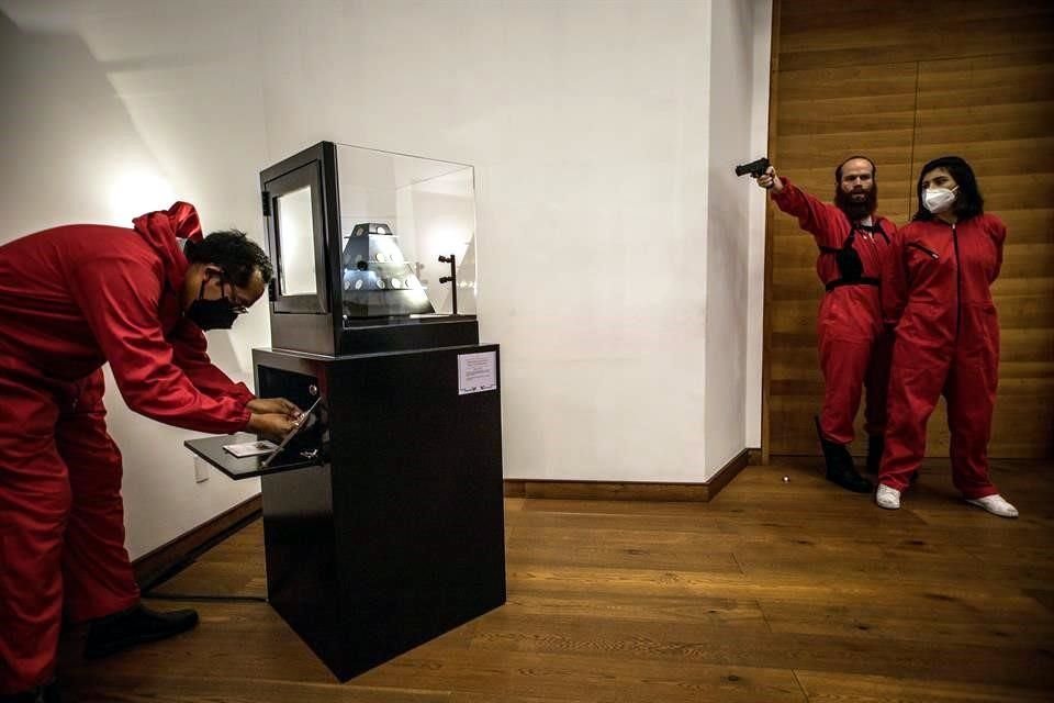 Tras su paso por París, la experiencia inspirada en la serie La Casa de Papel, ahora toma el Nacional Monte de Piedad, en el Centro.