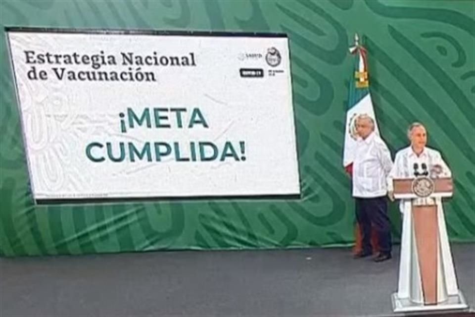 El Gobierno federal presumió la 'meta cumplida'.