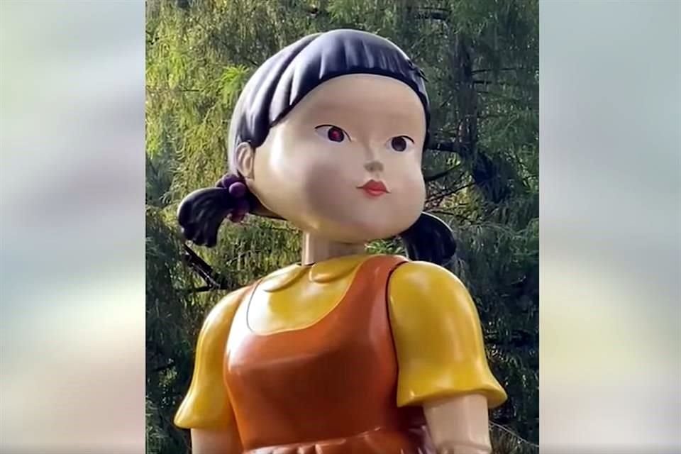 Netflix anunció que la muñeca de 'El Juego del Calamar' estará presente este fin de semana en la Alameda Mariano Escobedo, como parte de una activación de la empresa en sólo dos ciudades del País.
