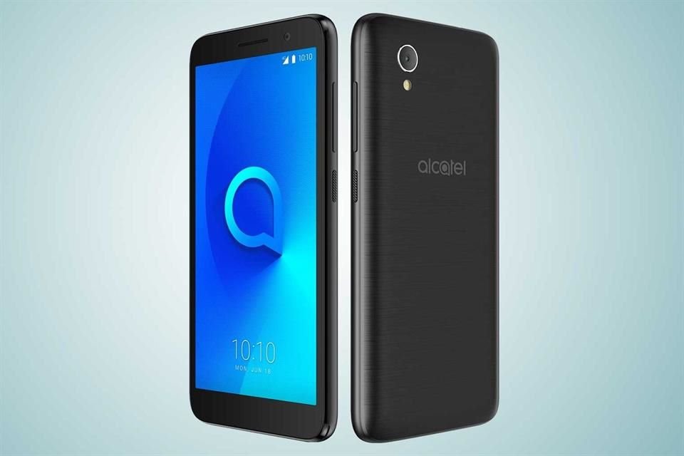 El Alcatel 1 cuenta con una cámara frontal y una principal, por un precio de mil 700 pesos.