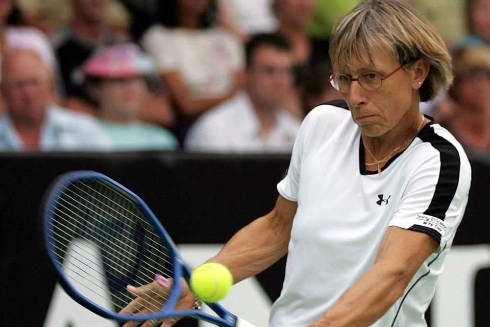 Navratilova tiene el récord de más títulos de singles y dobles en el evento más prestigioso del calendario de la WTA.