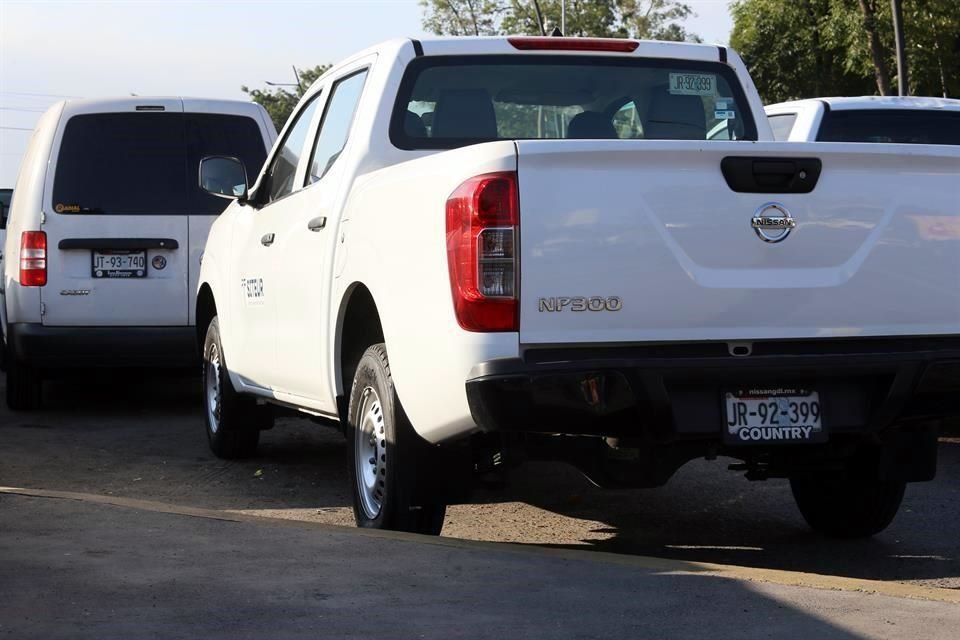 Ayer, una pick-up de SITEUR, en Federalismo, incumplía el reglamento.