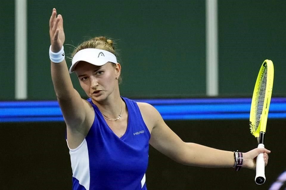 La checa Barbora Krejcikova viene a Guadalajara por los títulos de singles y dobles.