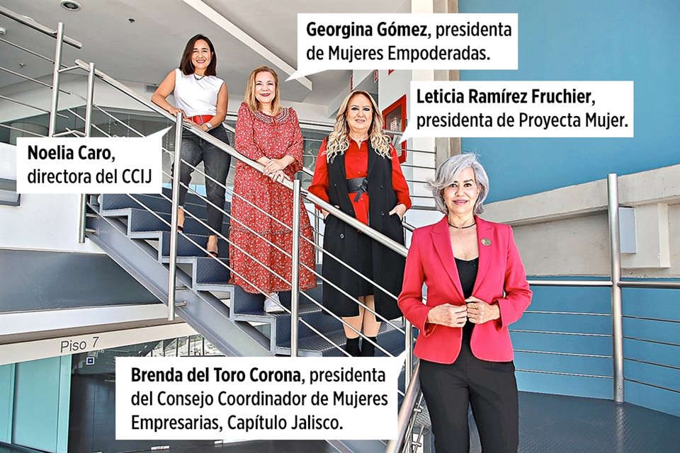 Desde organismos de la IP, empresarias de Jalisco buscan sumar a más mujeres a la cultura empresarial, e impulsan equidad salarial.