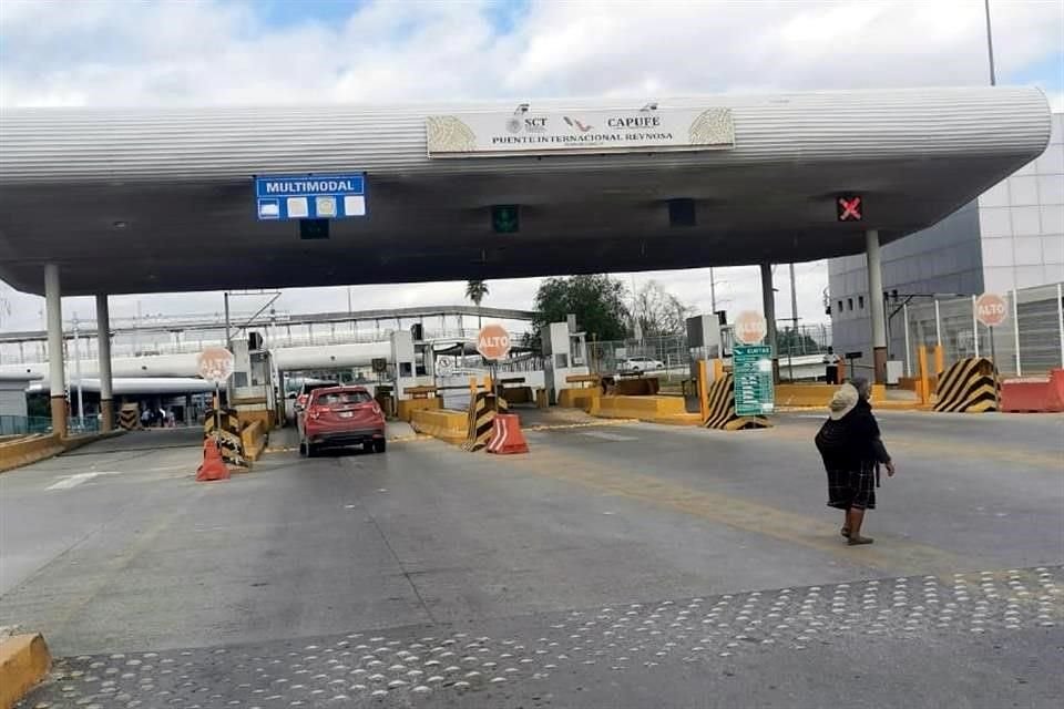 Así luce el puente internacional Reynosa