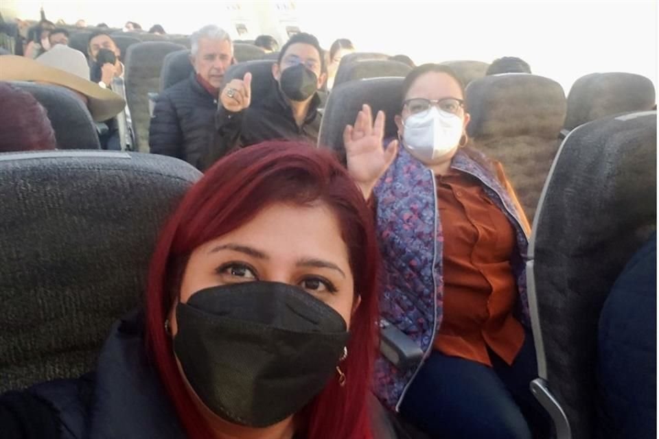 La senadora Marcela Mora afirmó que en este tour conocerán los avances del Aeropuerto.