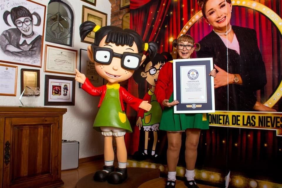 María Antonieta de las Nieves ganó el récord Guinness como la actriz con la carrera profesional más larga interpretando el mismo personaje.