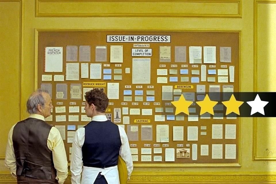 'La Crónica Francesa' es uno de los filmes más visuales de Wes Anderson y, su historia, es una carta de amor al mundo del periodismo.