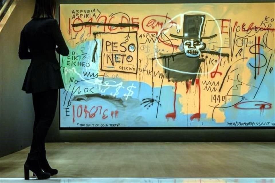 La obra 'The Guilt of Golden Teeth', de Basquiat, se vendió ya por 42.7  millones de dólares.