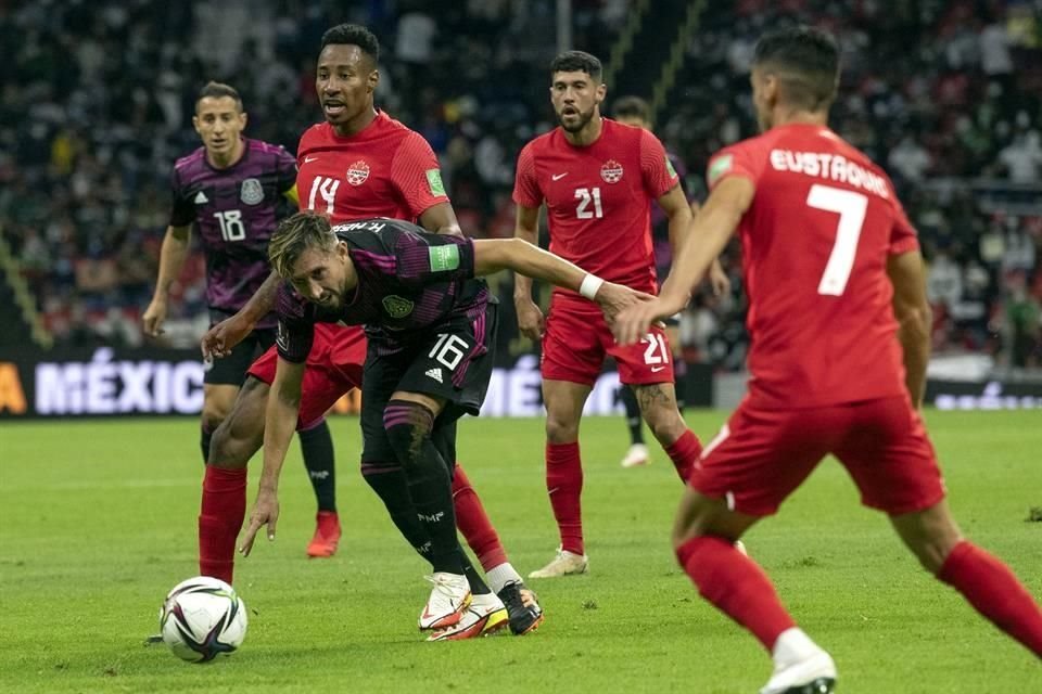 En su juego en el Estadio Azteca el pasado octubre, México igualó 1-1 ante Canadá.