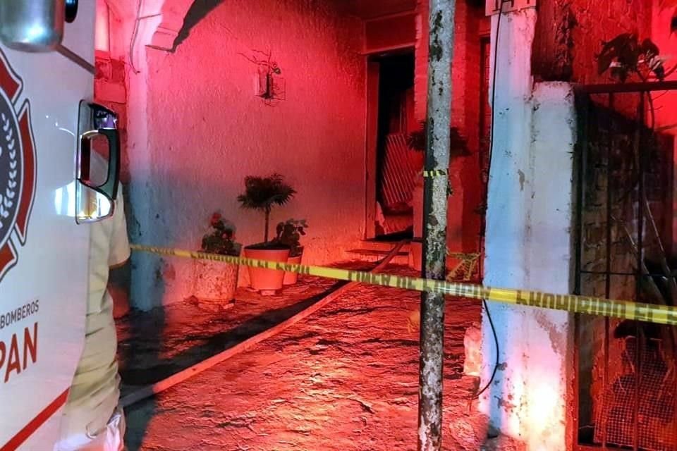 La víctima tenía 73 años y su cuerpo quedó dentro de unahabitación, de la cual no logró salir.