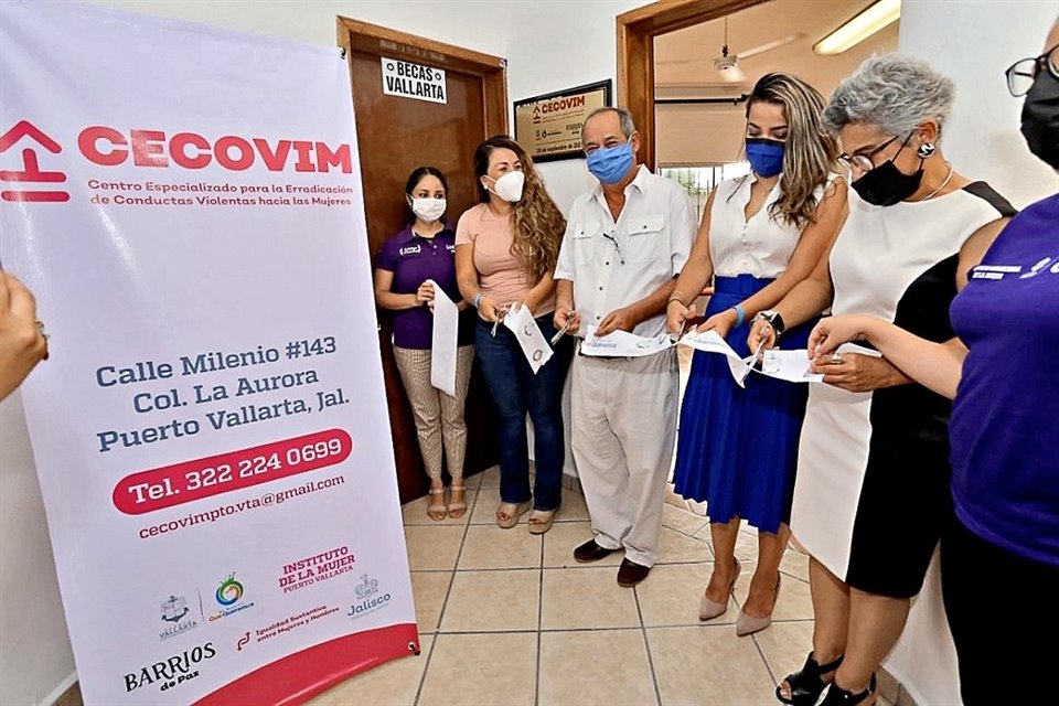 La inauguración del Centro Especializado para la Erradicación de Conductas Violentas hacia las Mujeres fue sólo para la foto.