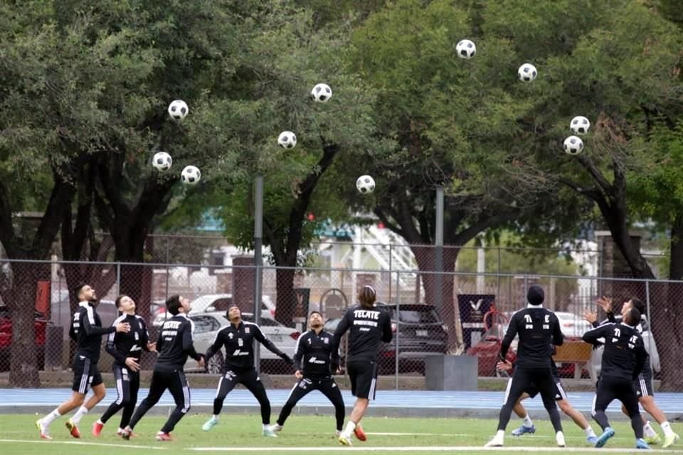 Los Tigres entrenaron la tarde de este viernes en Cedeco.