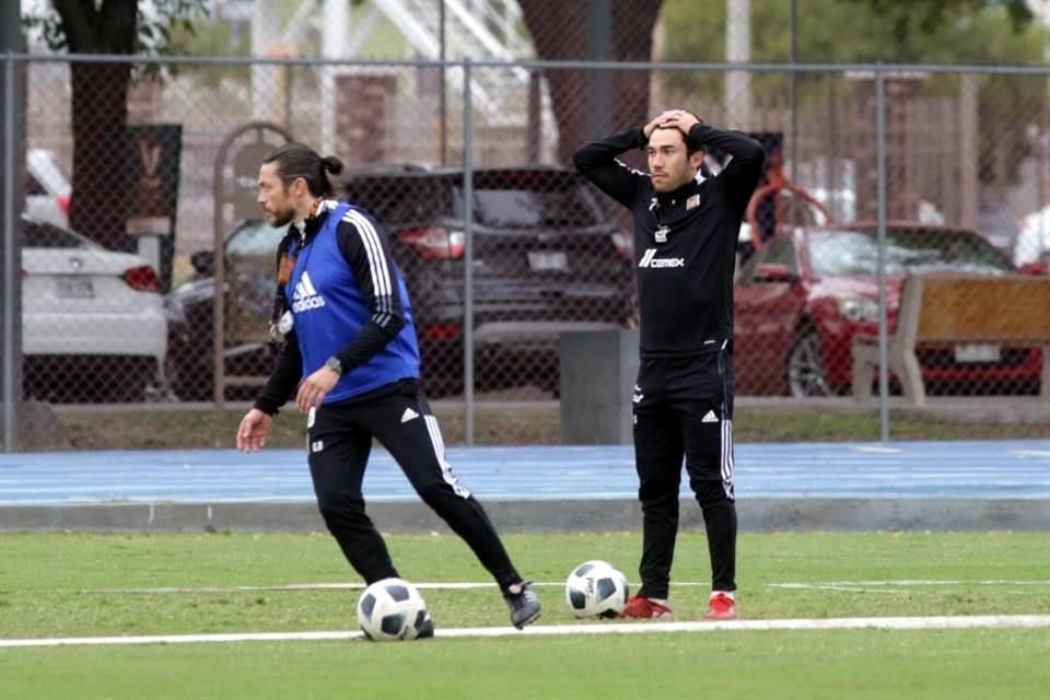 Vigón entrenó por separado.