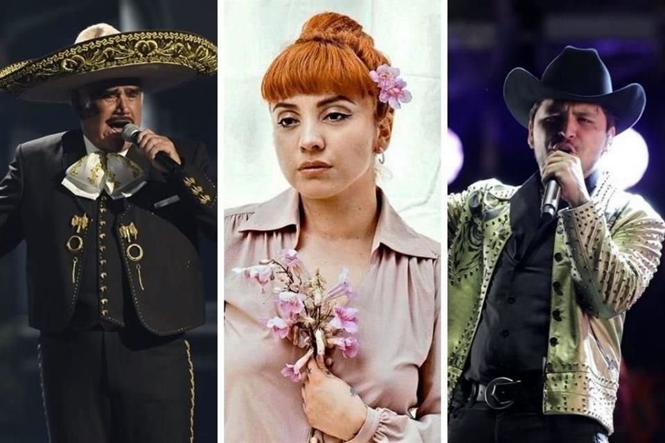 Vicente Fernández, Christian Nodal, Aida Cuevas, Natalia Lafourcade y Mon Laferte van por el Grammy a Música Regional Mexicana.