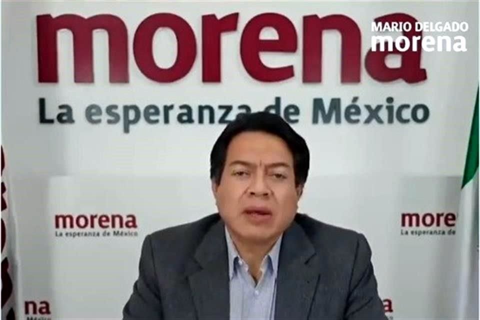 Mario Delgado, dirigente nacional de Morena.