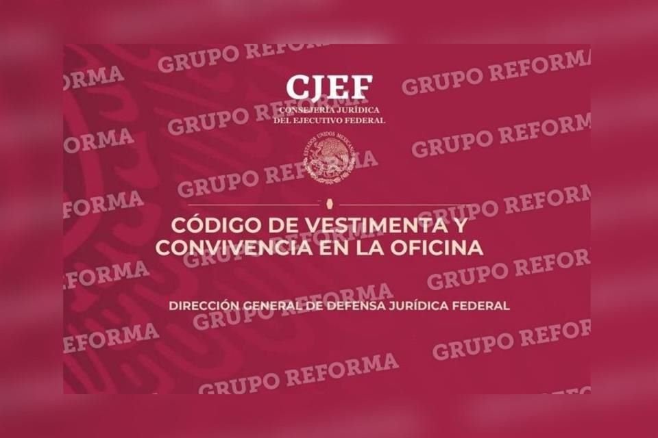 Reforma informó del Código de Vestimenta el pasado 28 de noviembre.