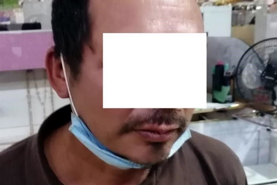 El responsable se identificó como Alfonso Jaime 'N', de 45 años de edad.