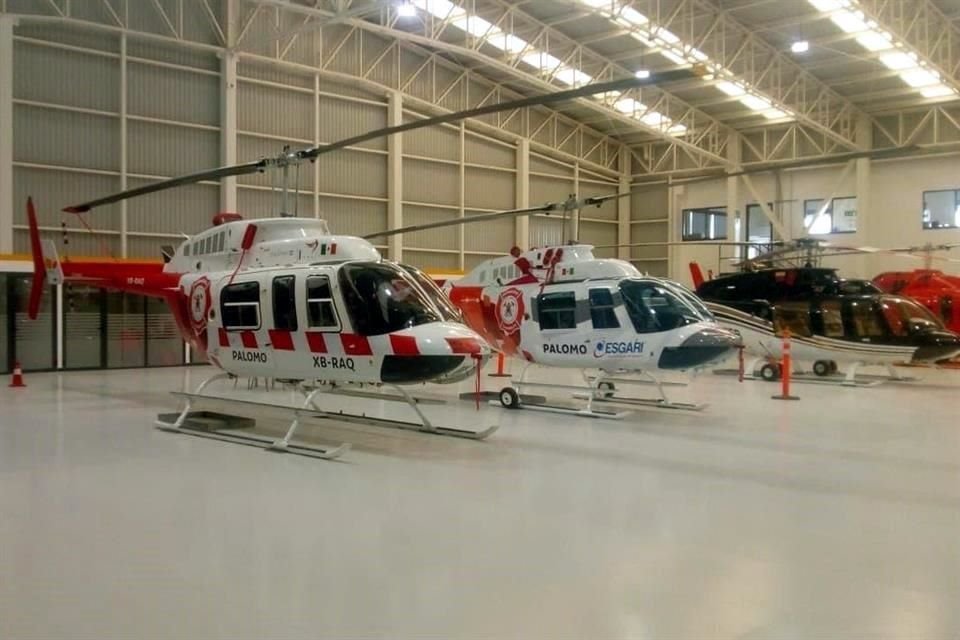 Según la empresa, el helicóptero con matrícula XB-FWL fue el que se usó para los paseos privados, y tenía un logo similar al de Tlajomulco.