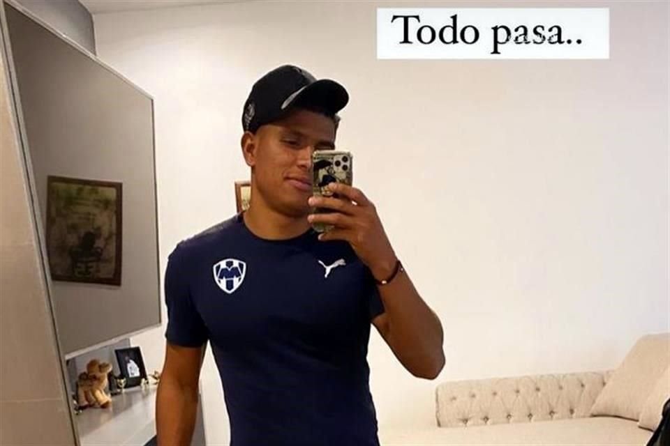 Gallardo se mostró sonriente y positivo al compartir su mensaje.