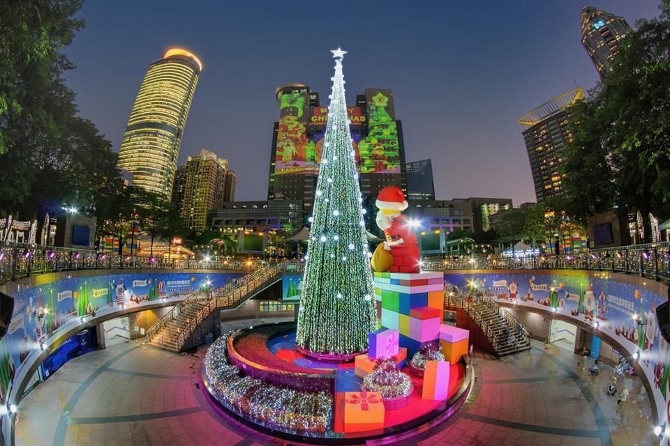 El tema de decoración para el Christmasland de 2021 será LEGO.