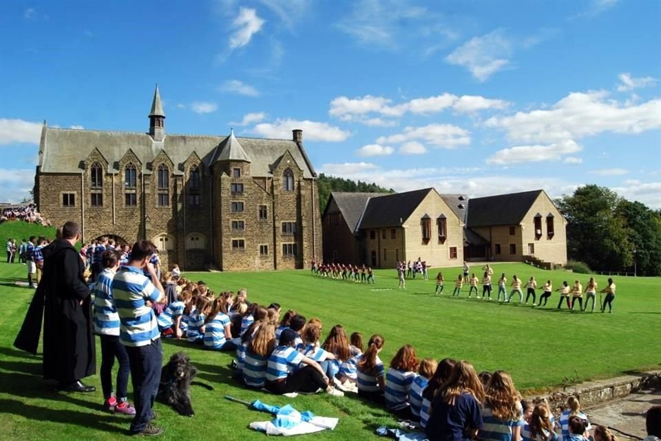 El Colegio Ampleforth, que fue fundado en 1803, aun conserva toda su arquitectura original.