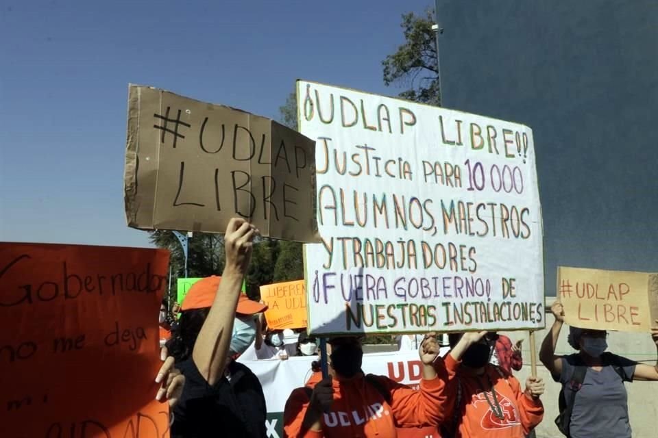 Tras una marcha hecha por alumnos este jueves, autoridades de Puebla y alumnos acordaron reapertura del campus tras cinco meses tomado por proceso judicial.