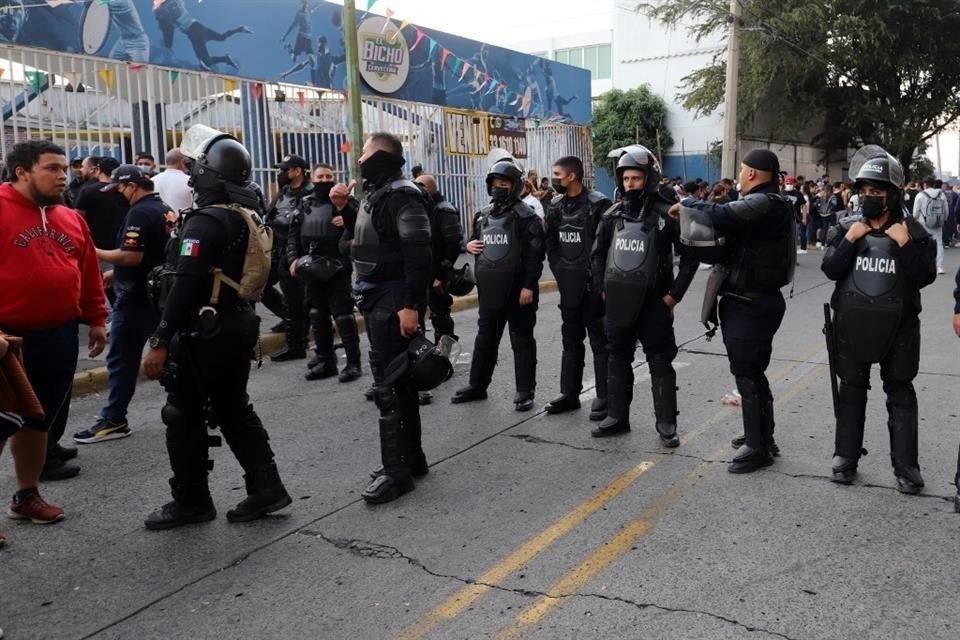 Los elementos de seguridad apoyarán en diferentes puntos de la ciudad en donde se estará presentando el partido entre  Atlas y León.