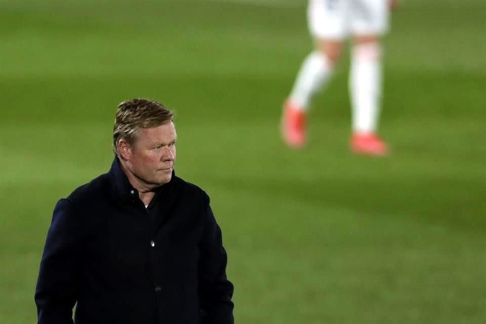 Koeman no quiso comentar sobre la Superliga.
