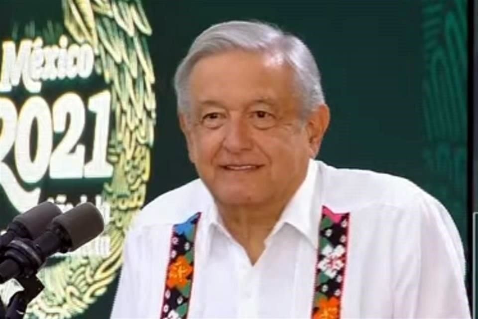 Andrés Manuel López Obrador en Villahermosa.