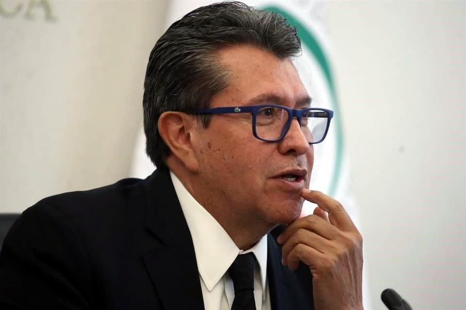 El morenista Ricardo Monreal, presidente de la Junta de Coordinación Política de la Cámara alta.