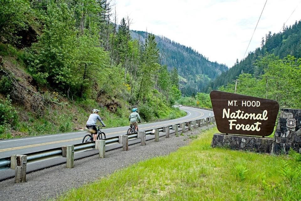 Pedalear en Oregon.