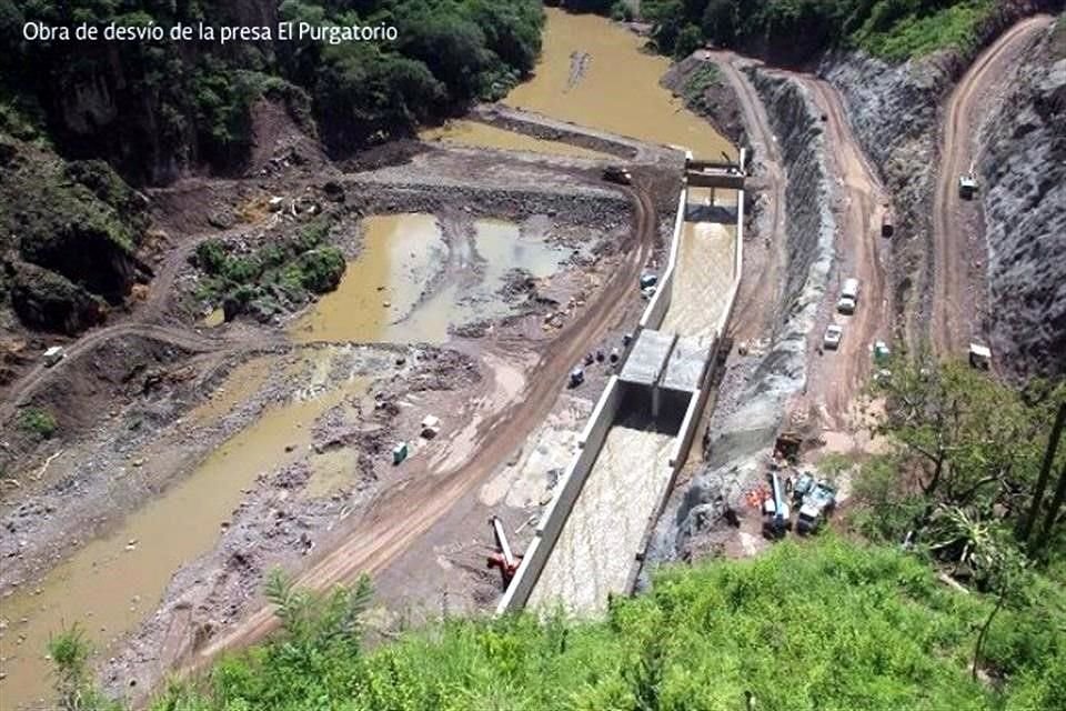 La Presa El Purgatorio quedará inconclusa, con una inversión superior a 6 mil millones de pesos federales.