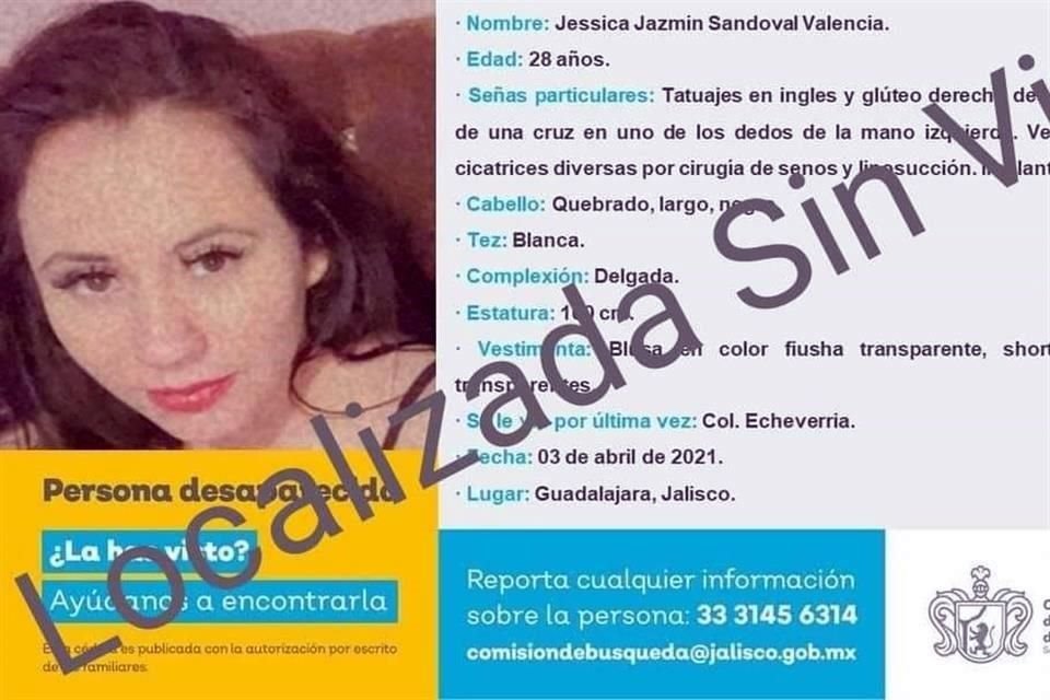 Uralia y Jessica desaparecieron entre el 2 y 3 de abril junto con otros dos amigos suyos.