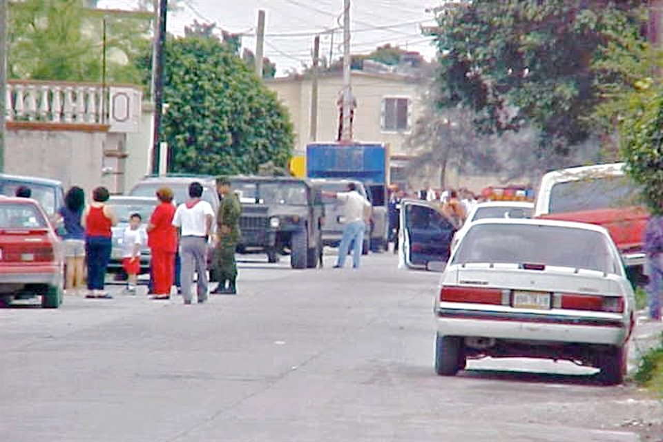 En esta zona de las calles Virgo y Avenida del Niño, en Matamoros, fue detenido Osiel Cárdenas Guillén.