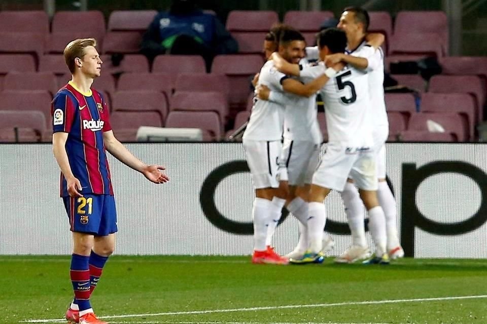 El Getafe llegó a poner en apuros al Barsa por algunos minutos.