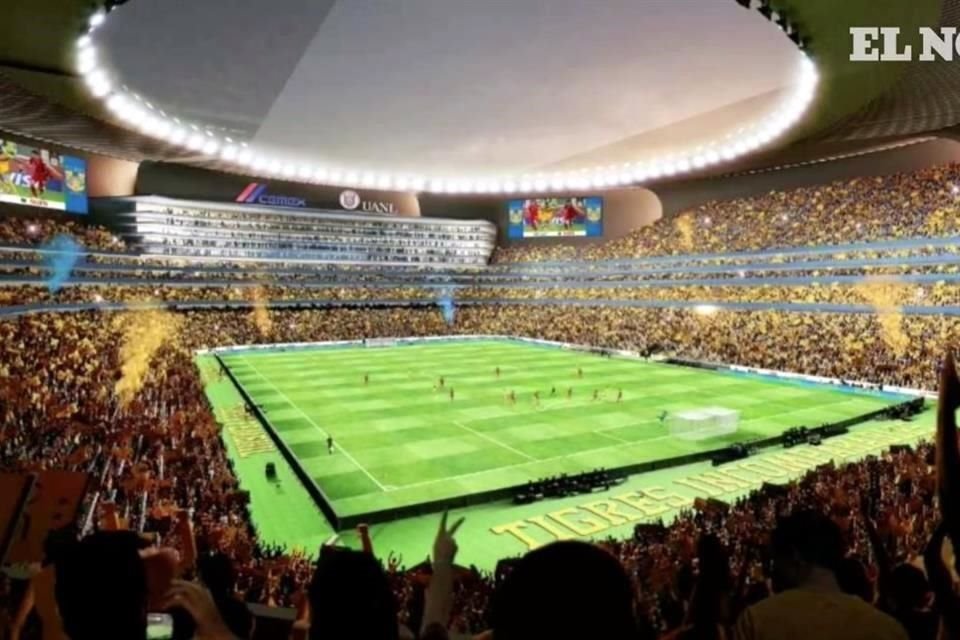 Ésta es la imagen que se proyecta de la nueva casa de los Tigres.