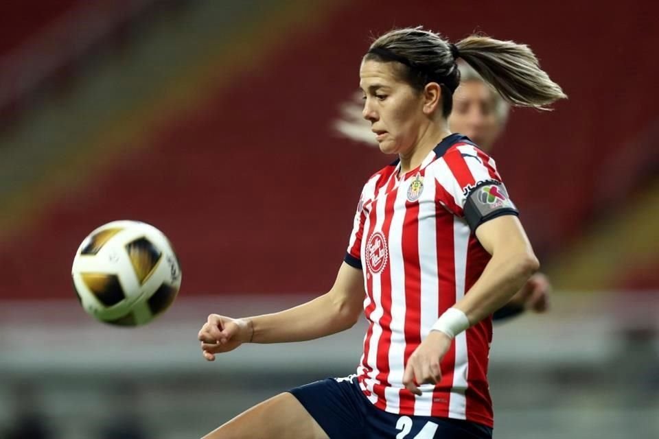 Alicia Cervantes, goleadora de Chivas femenil.