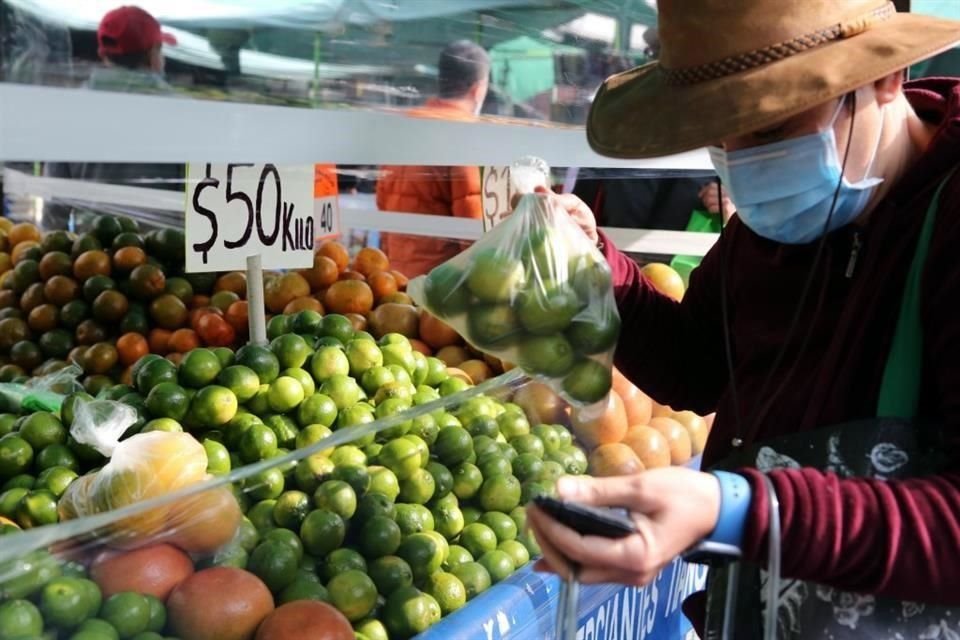 El limón fue el producto con la mayor variación al alza en la primera mitad de enero.