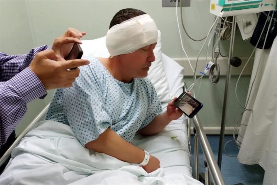Juan Soltero en el hospital.