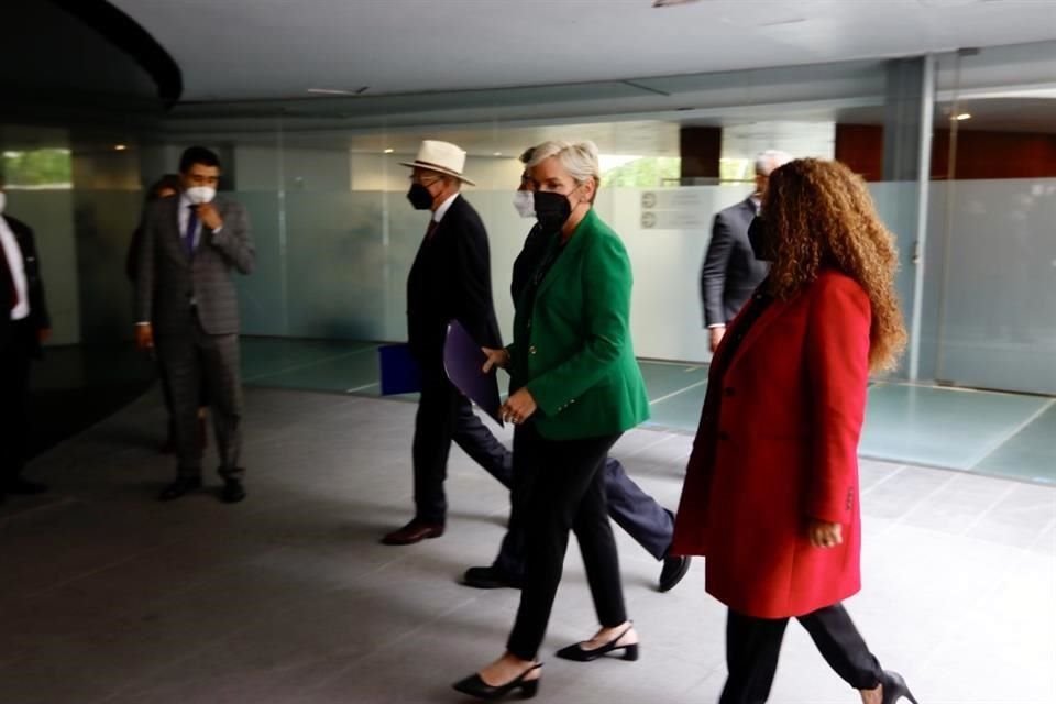 Jennifer Granholm, Secretaria de Energía de Estados Unidos, durante su visita al Senado el viernes.