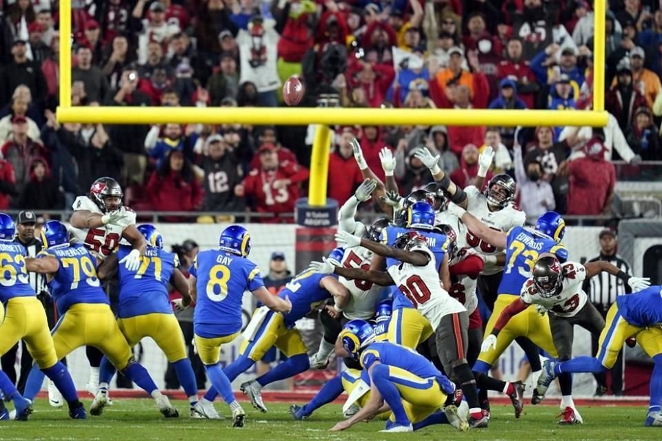 Con este gol de campo de 30 yardas, Matt Gay le dio el triunfo y pase a la Final de Conferencia a los Rams.