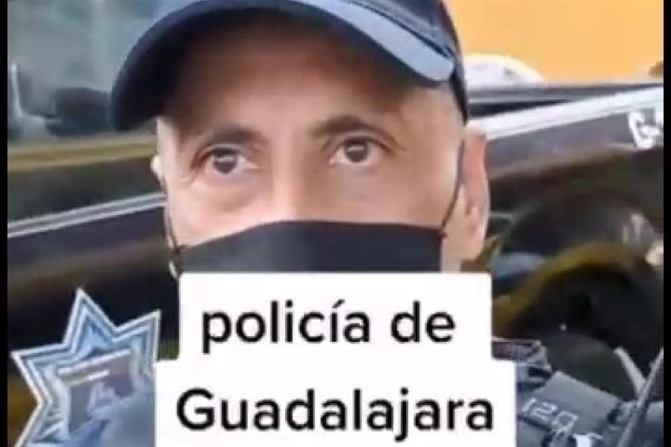 El video estuvo circulando en redes sociales el domingo.