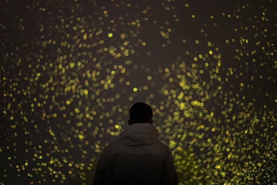 El artista Daan Roosegaarde creó SPARK, un espectáculo con 'chispas' biodegradables similares a burbujas, para celebraciones masivas.