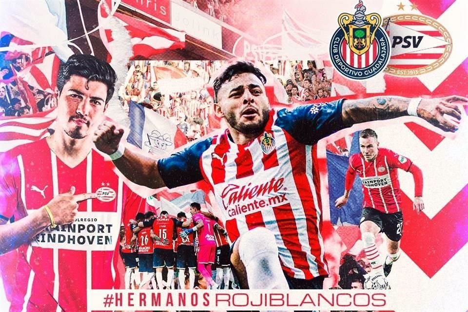 La alianza entre las Chivas y PSV Eindhoven tendrá una duración de dos años.