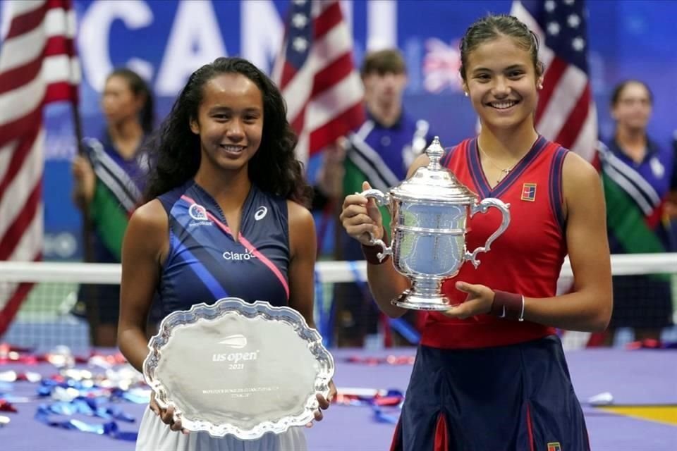 Leylah Fernández y Emma Raducanu fueron las finalistas del último US Open.